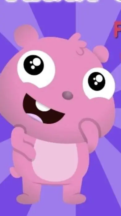 ai character: fuzzy fuzzy cute background