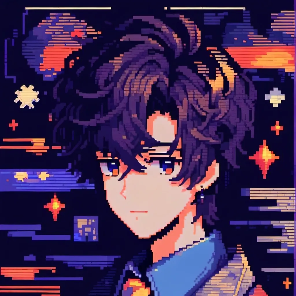 chat with ai character: pixel infection 