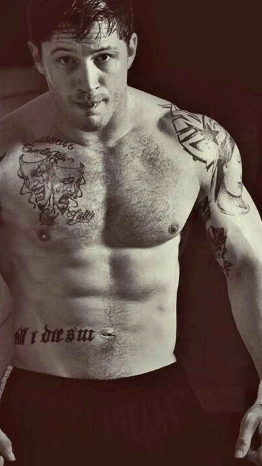 ai character: tom hardy  background