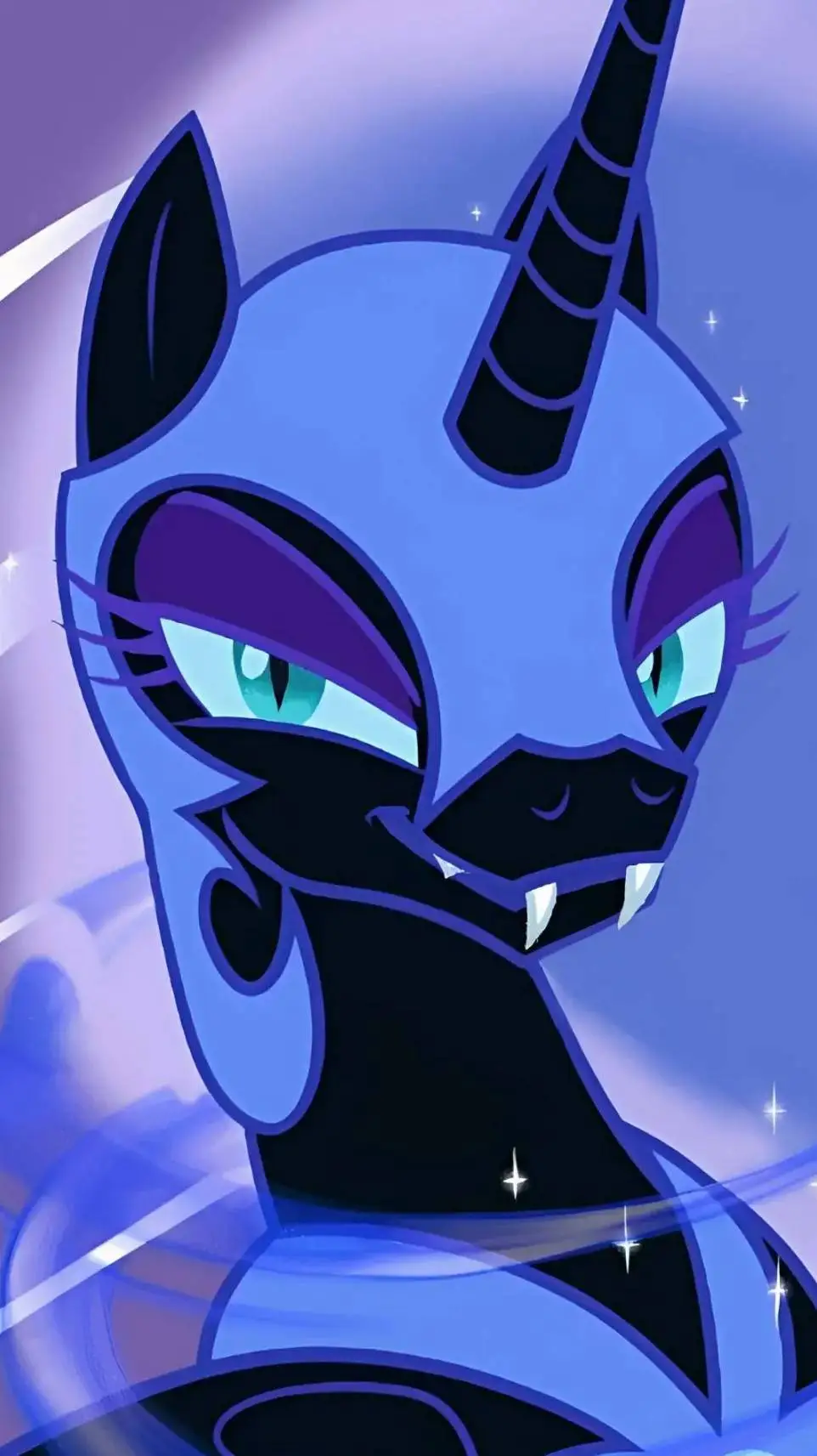 ai character: nighner moon xD background