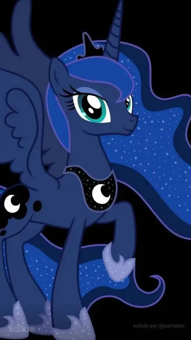 ai character: princesa Luna  background