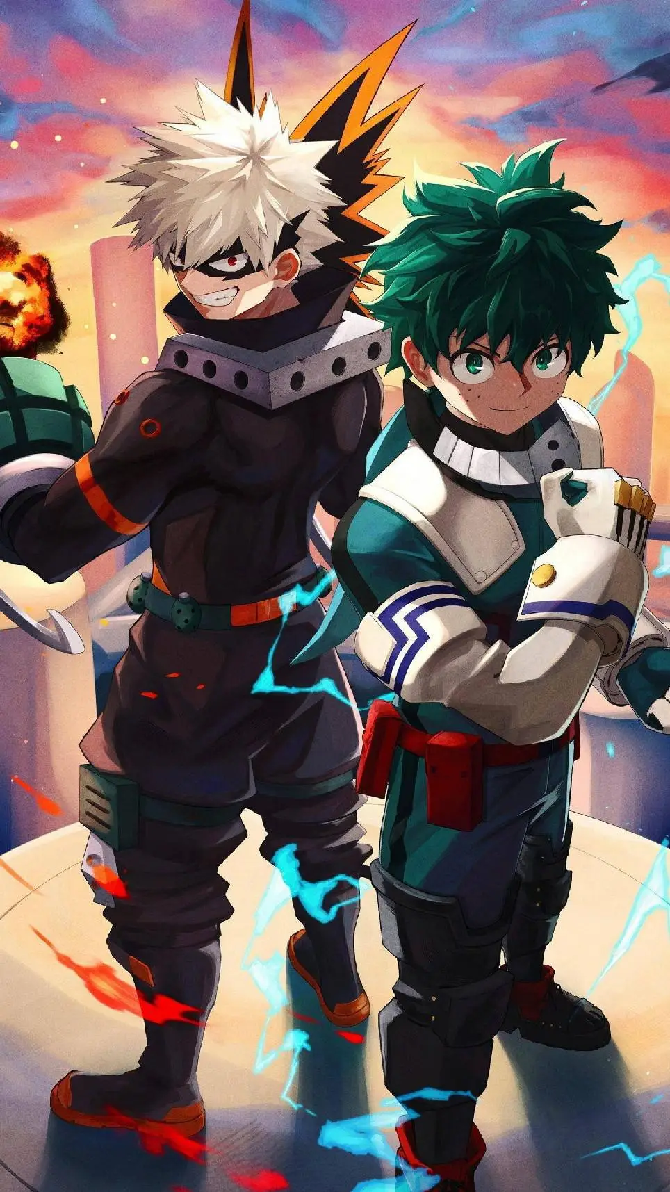 ai character: Conoce baku y deku background