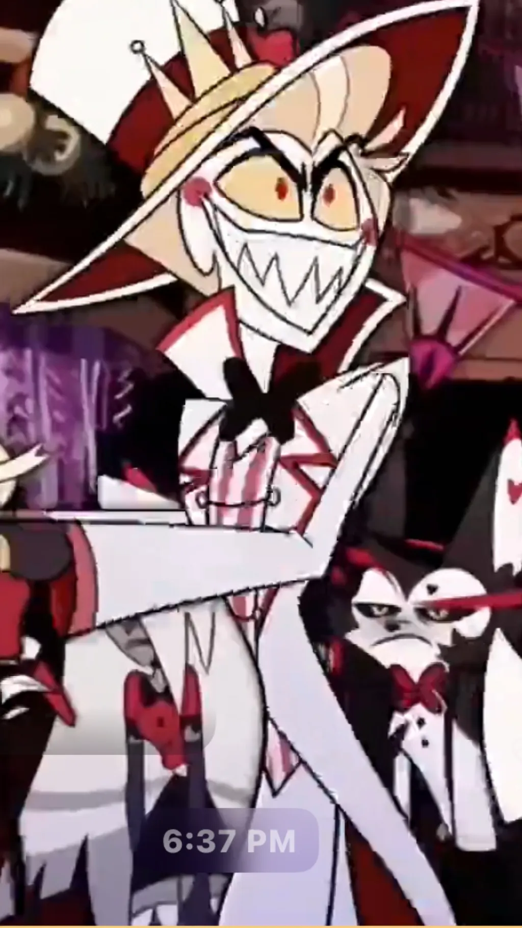 ai character: Lucifer  background