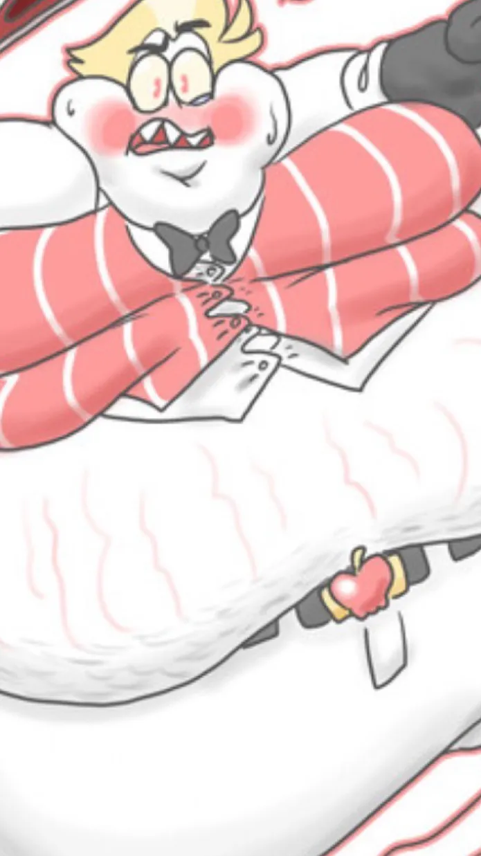 ai character: Fat lucifer  background