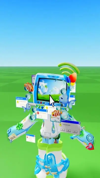 ai character: 404 background