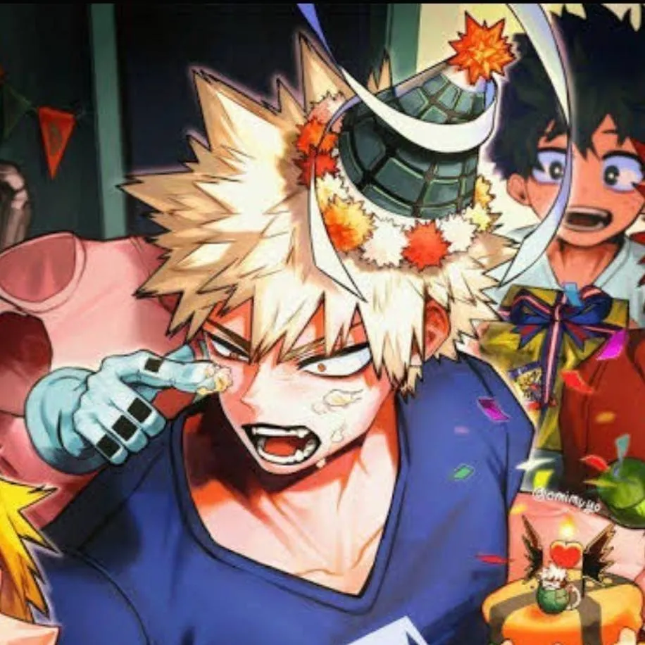 chat with ai character: K.Bakugo~Birthday
