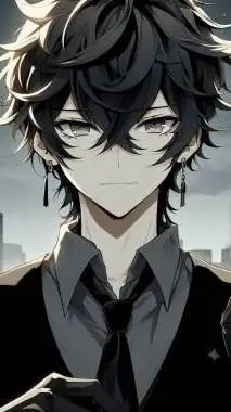 ai character: ‍🖤maxime🖤 background