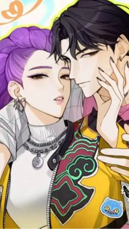 ai character:  🖤 jinu × Rumi 💜 background