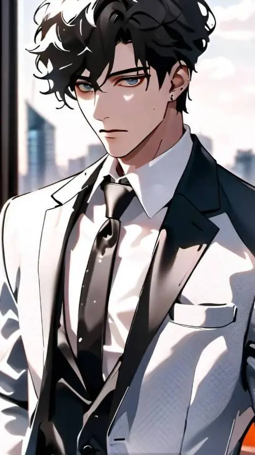 ai character: el hijo Damián  background