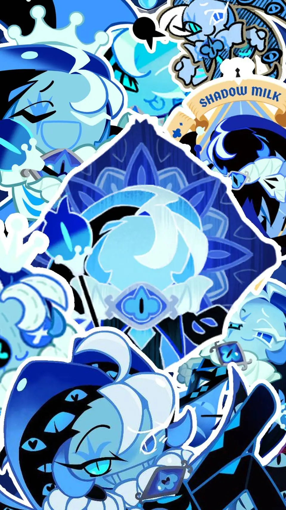 ai character: Shadow Milk Cookie background