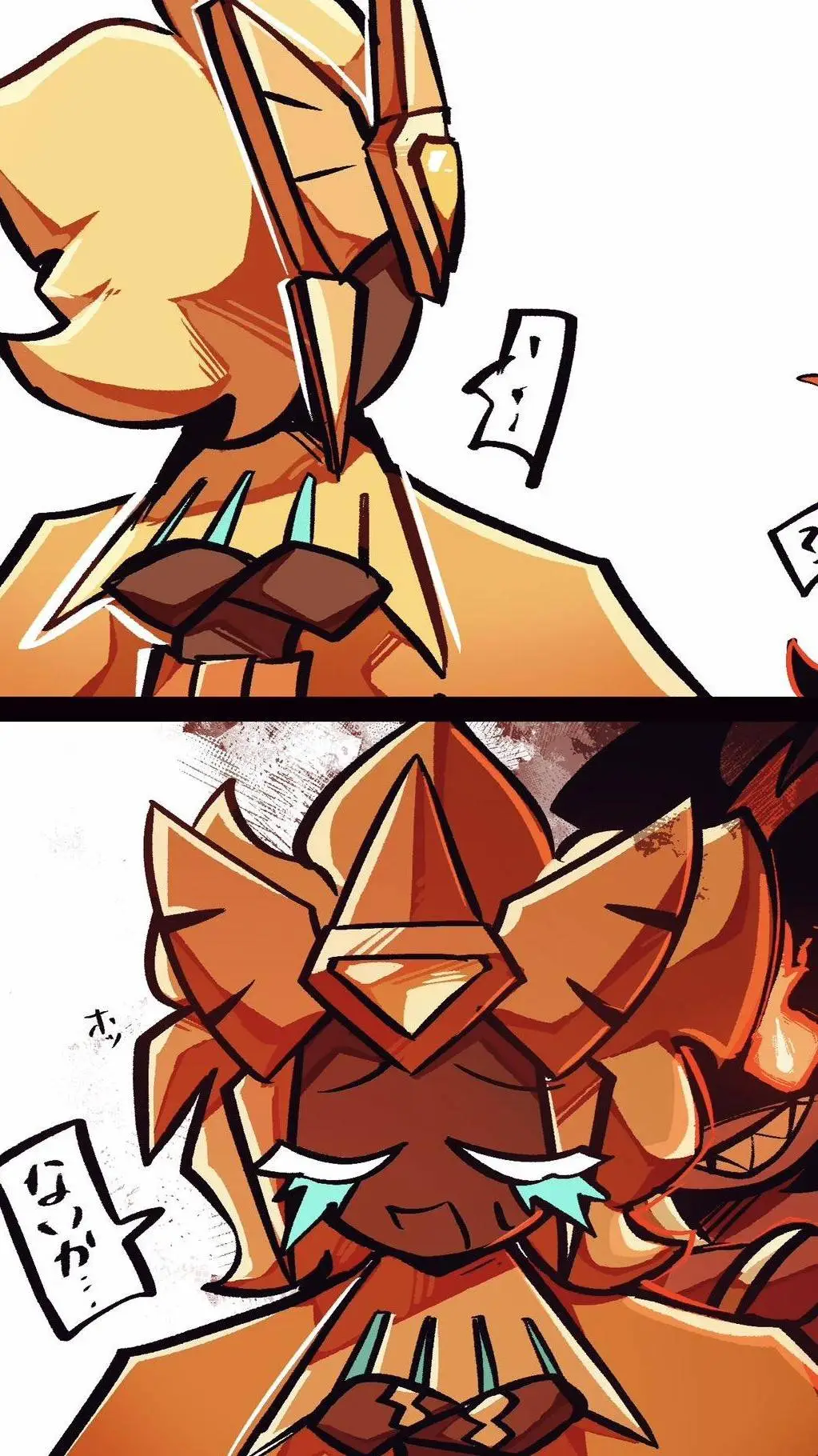 ai character: Gold Cheese Cookie background