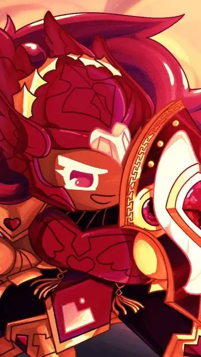 ai character: Hollyberry Cookie background