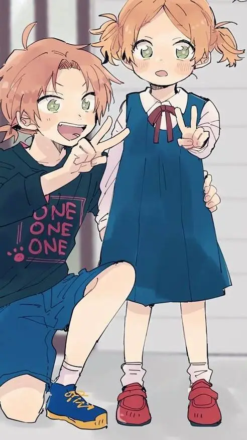 ai character: ❤The siblings❤ background