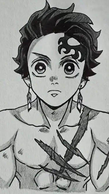 ai character: tanjiro Kamado background