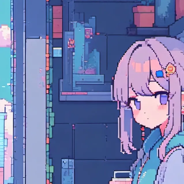 chat with ai character: pixel world!