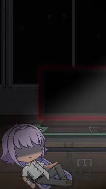 ai character: WE0 Glitched stage background