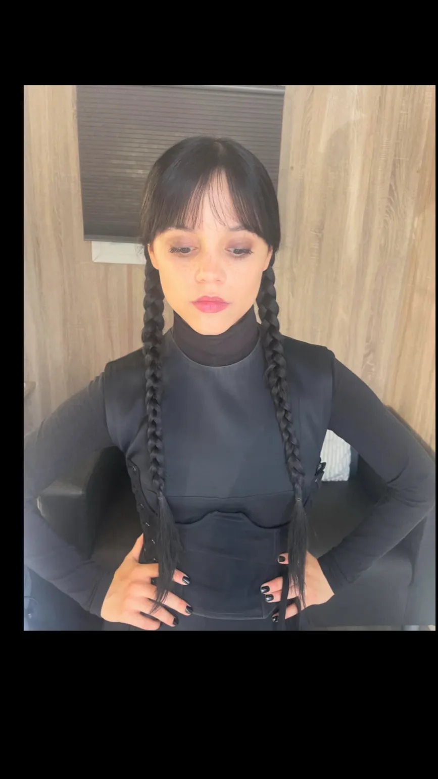 ai character: Jenna Ortega  background