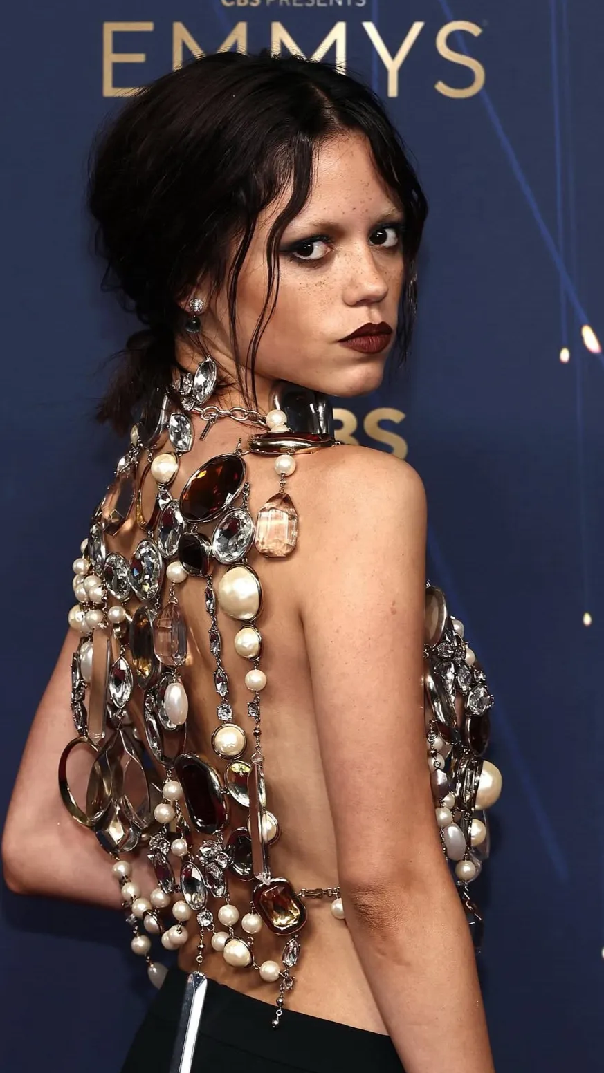 ai character: Jenna Ortega  background