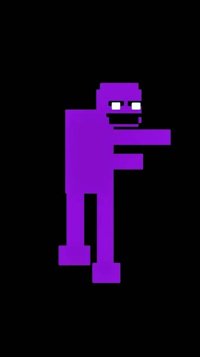 ai character: hombre morado background