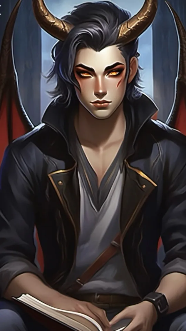 ai character: Asher Sellinite background