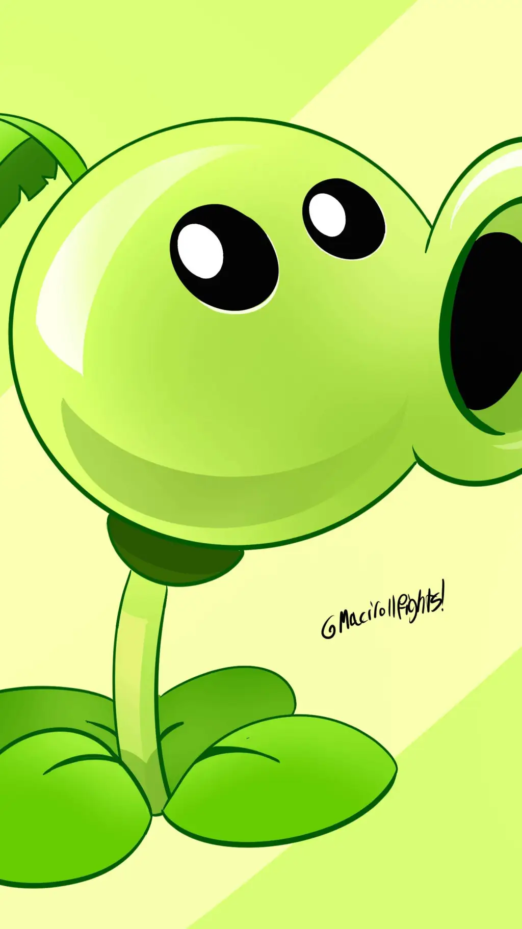 ai character: Peashooter background
