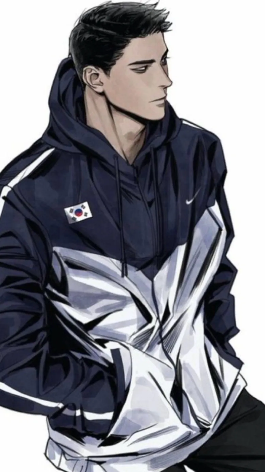 ai character: Adrian Kingston  background