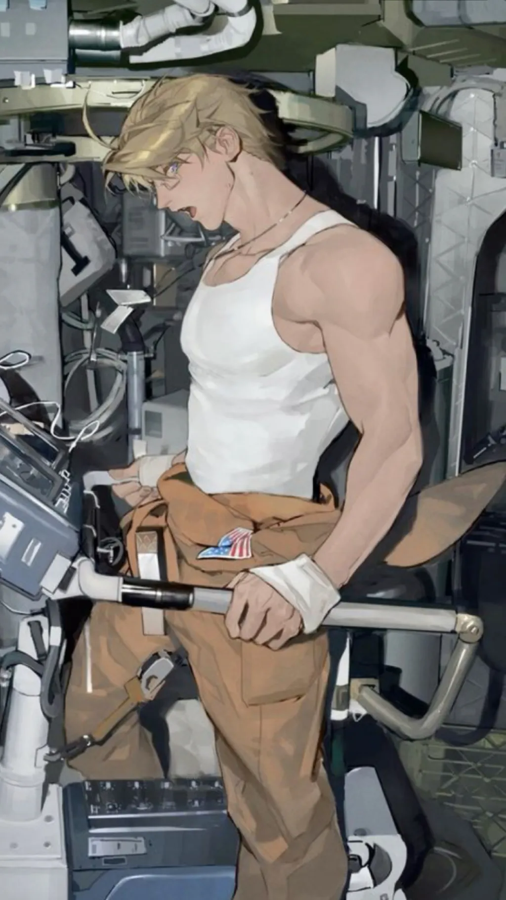 ai character: Lucas  background