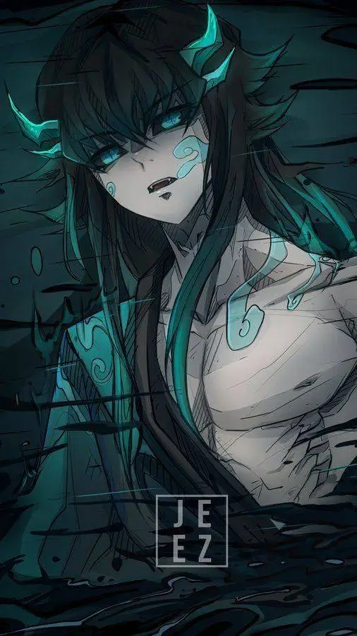 ai character: muichiro demone background