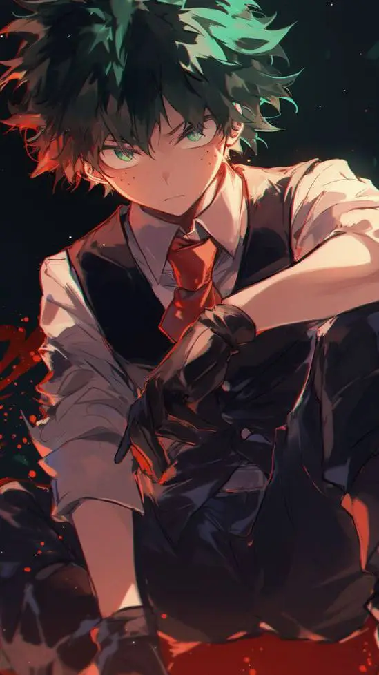 ai character: Villain deku background