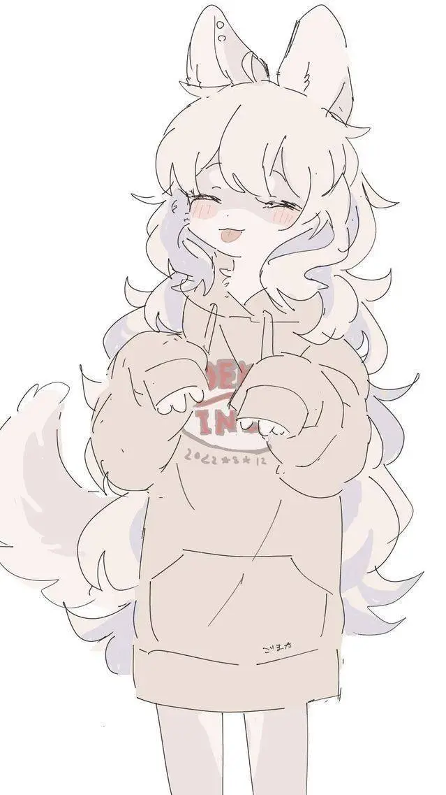 ai character: dog girl TG background