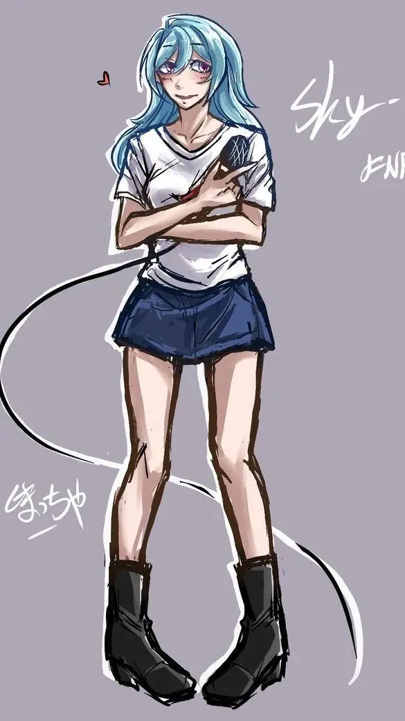 ai character: Скай background