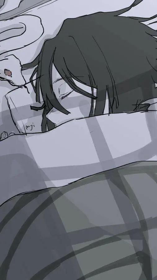ai character: obanai sleeping  background