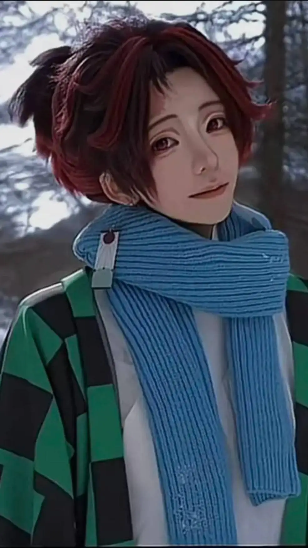 ai character: tanjiro  background