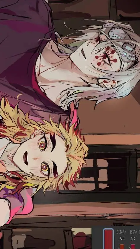 ai character: tengen x rengoku background
