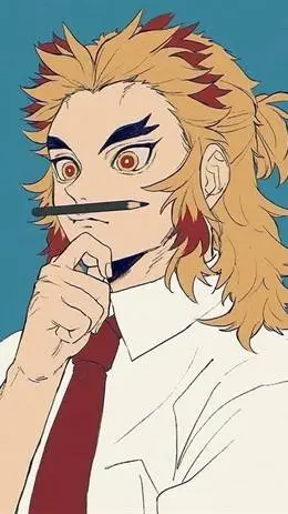 ai character: rengoku kyojuro  background