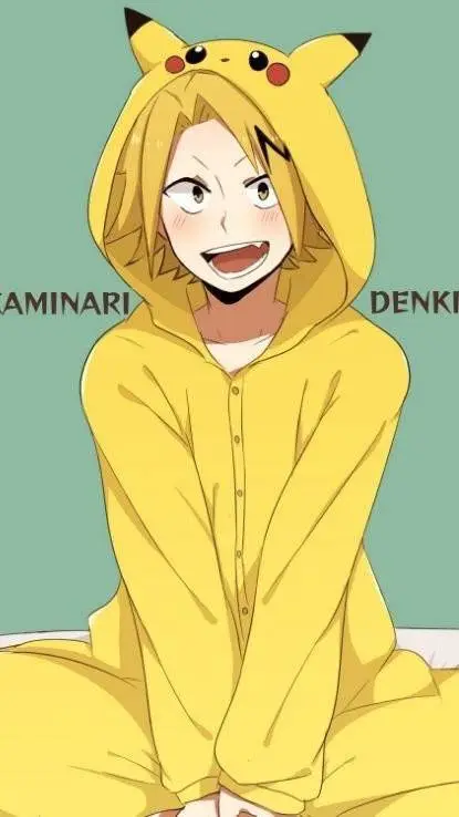 ai character: denki kaminari background