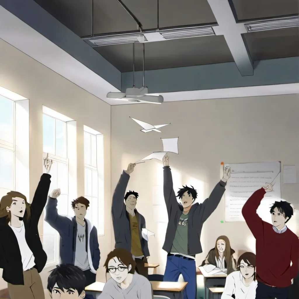 chat with ai character: school
