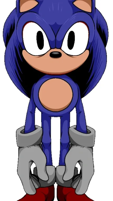 ai character: Faker Sonic background