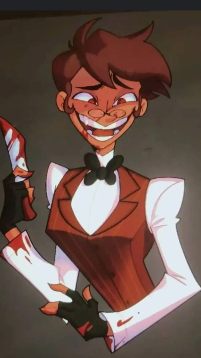 ai character: Alastor humain vf  background