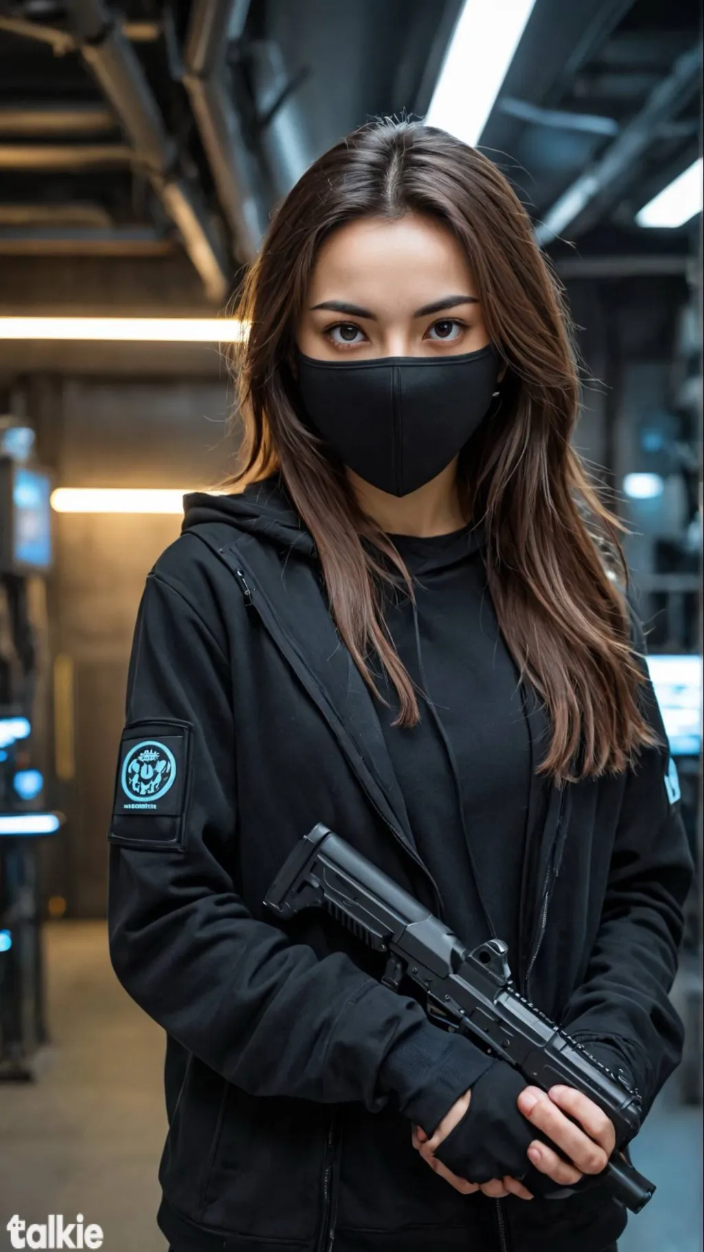 ai character: Robber Girl Allie background