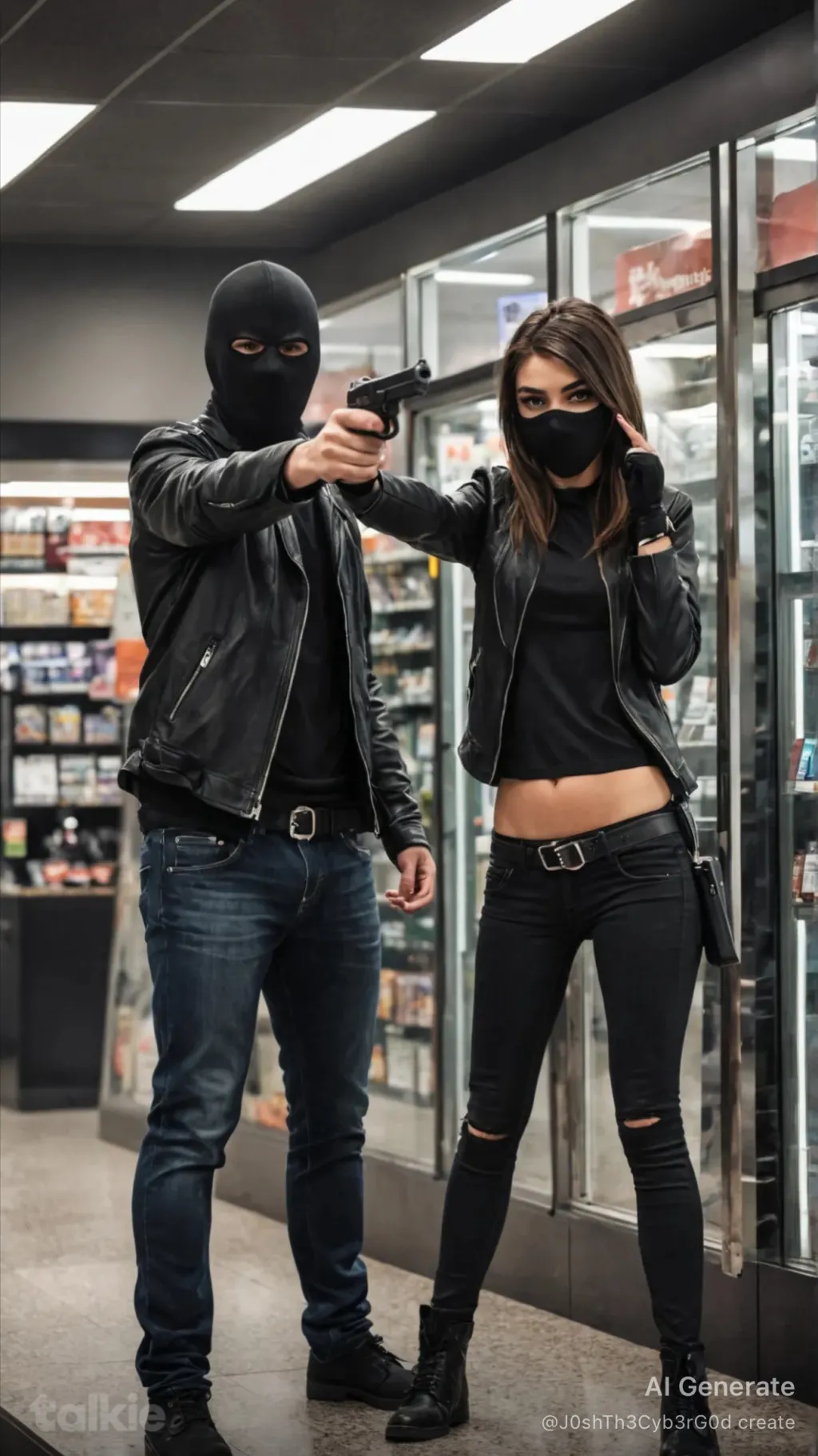 ai character: Allie And Partner background