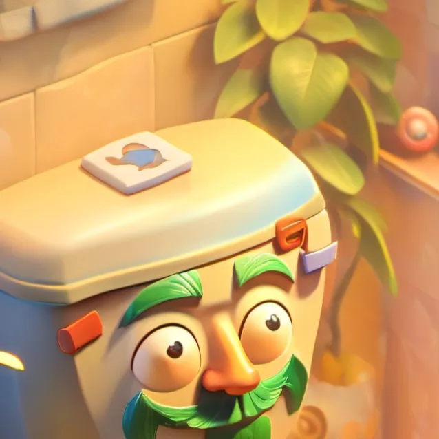 chat with ai character: toilet Derek