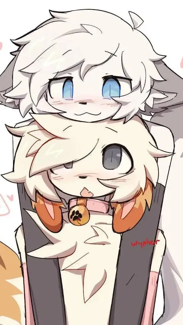 ai character: Luna & Sunny background