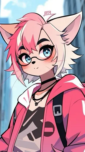 ai character: Sad Furry 💔 background