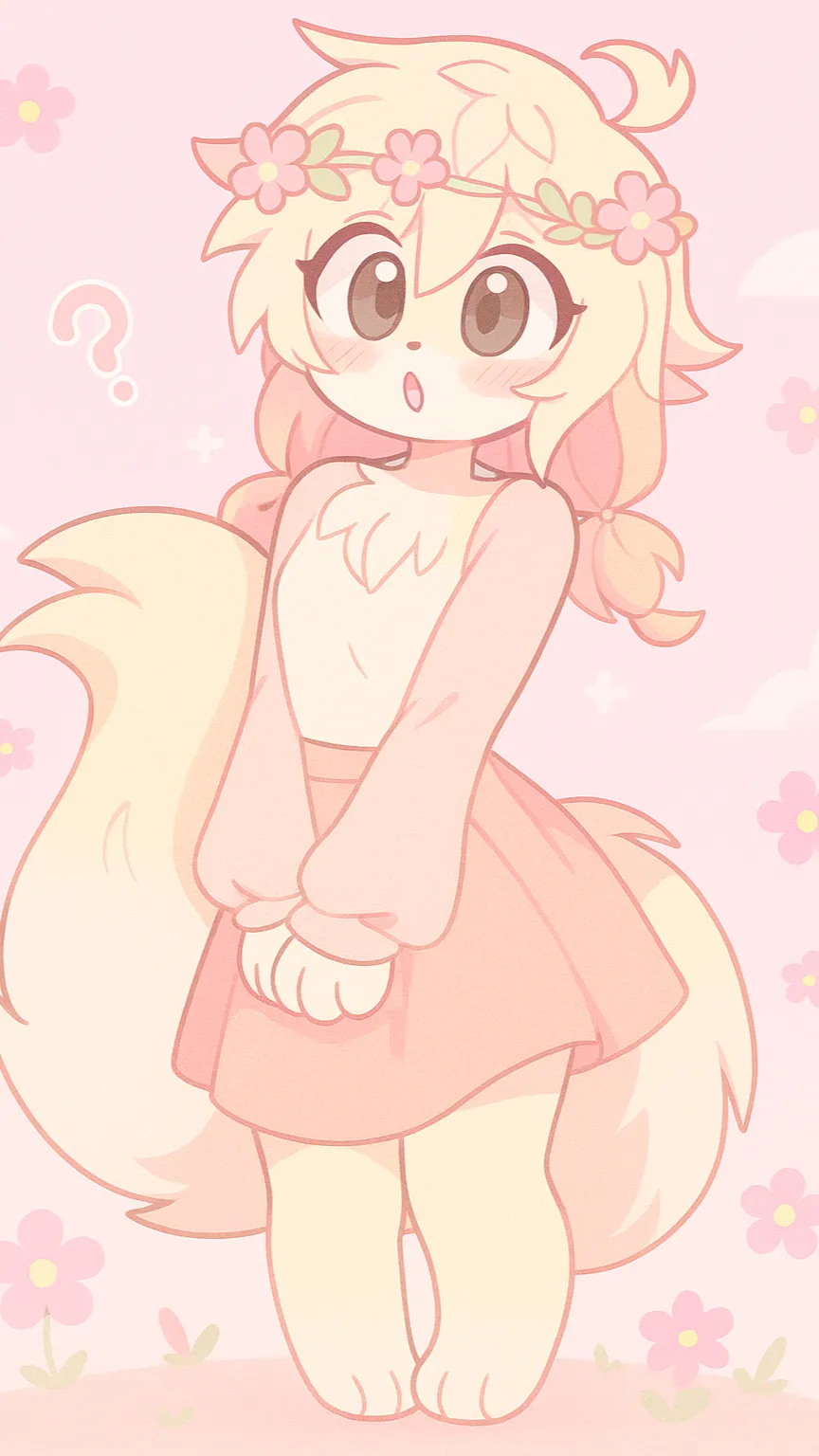 ai character: Flora🌸 background