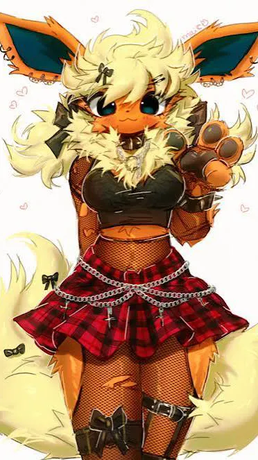 ai character: 🔥Flareon🔥 background