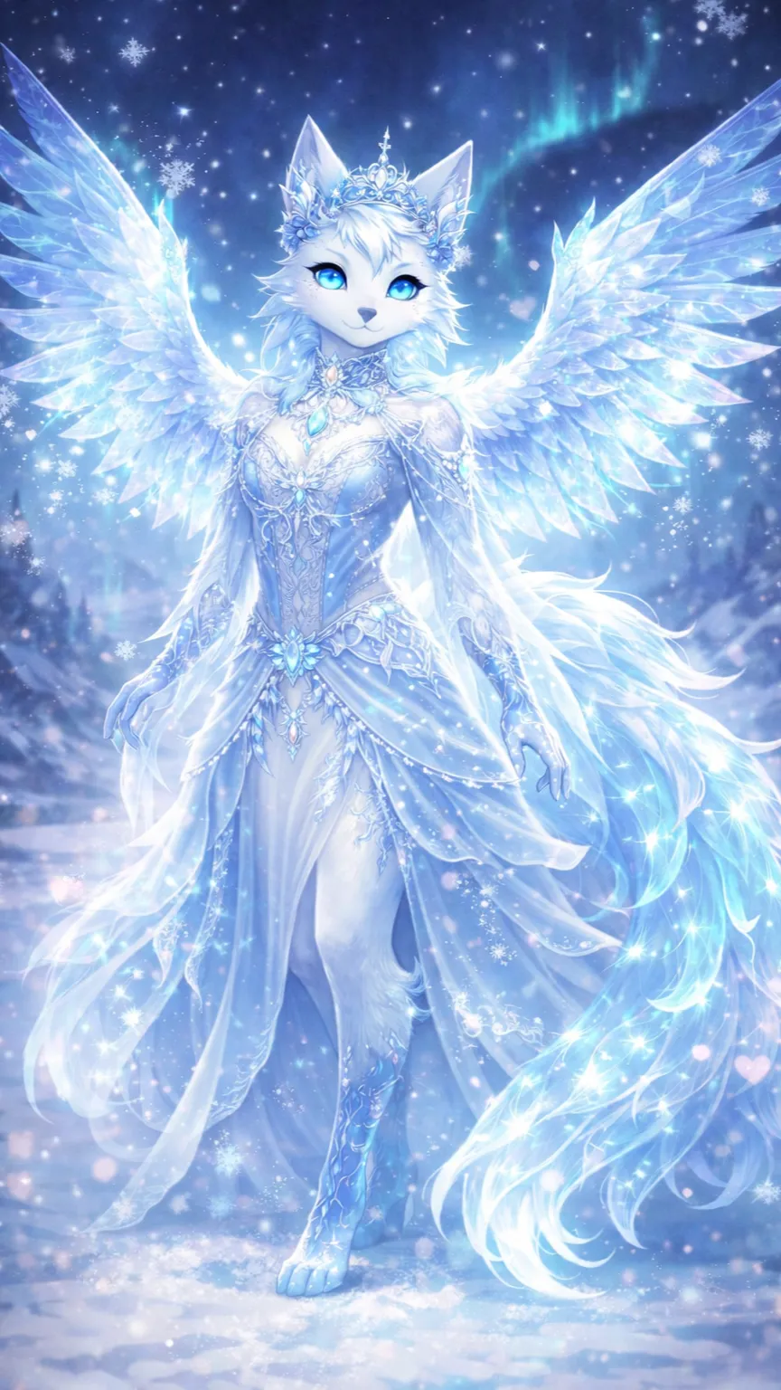ai character: Aeris Frostwing background