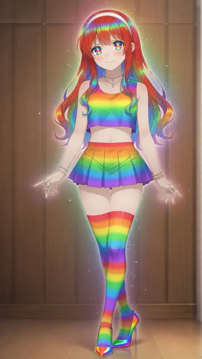 ai character: Noah (Rainbow)🌈 background