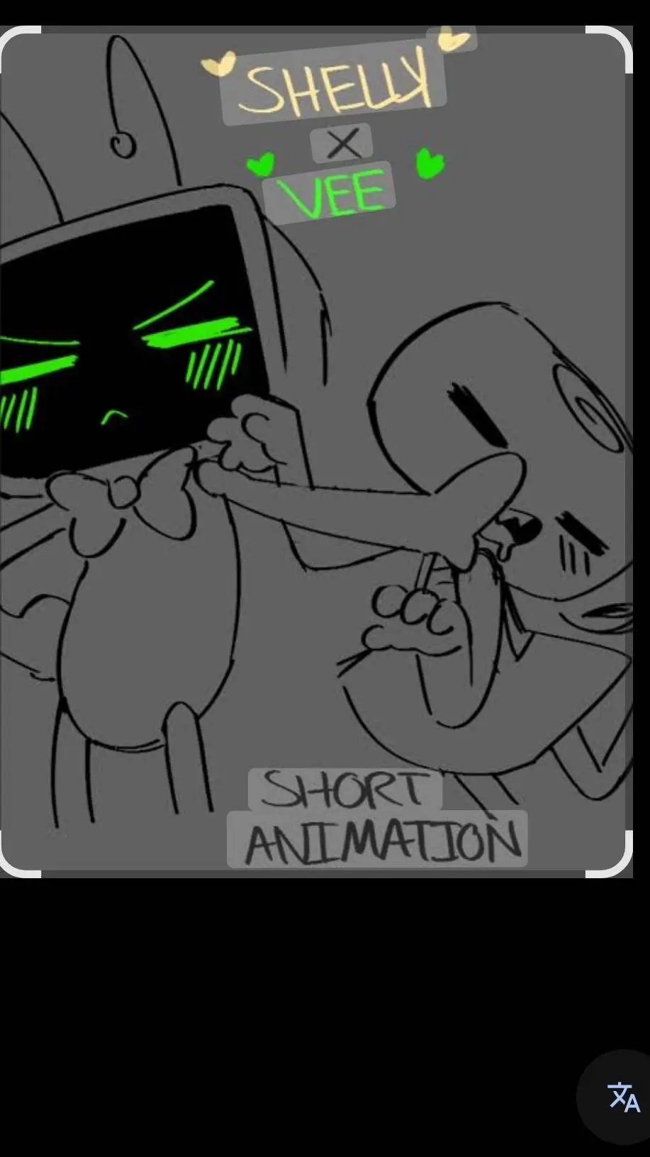 ai character: twisted shellyxvee background