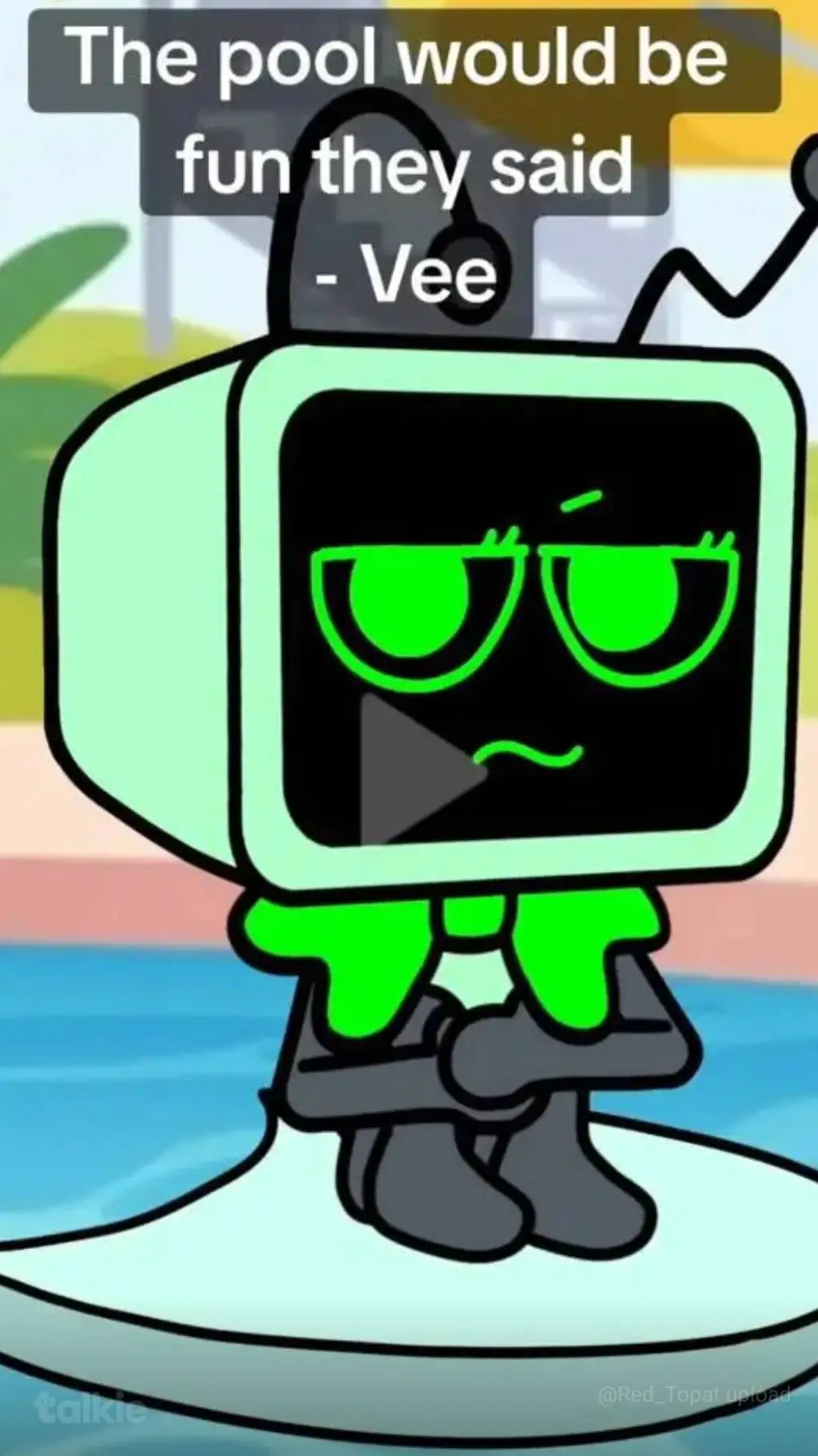 ai character: dw pool party  background
